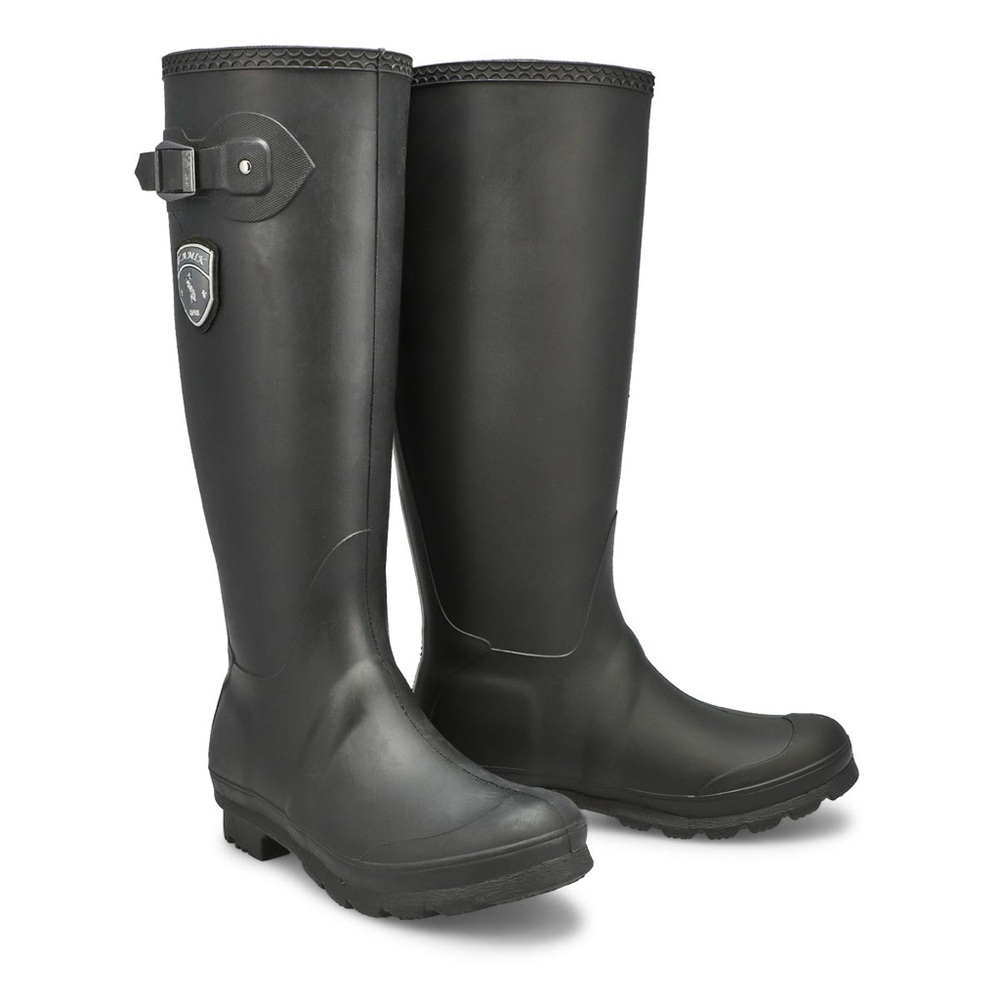 Kamik Black Tall Rain Boots - Women's Winter Waterproof Boots
